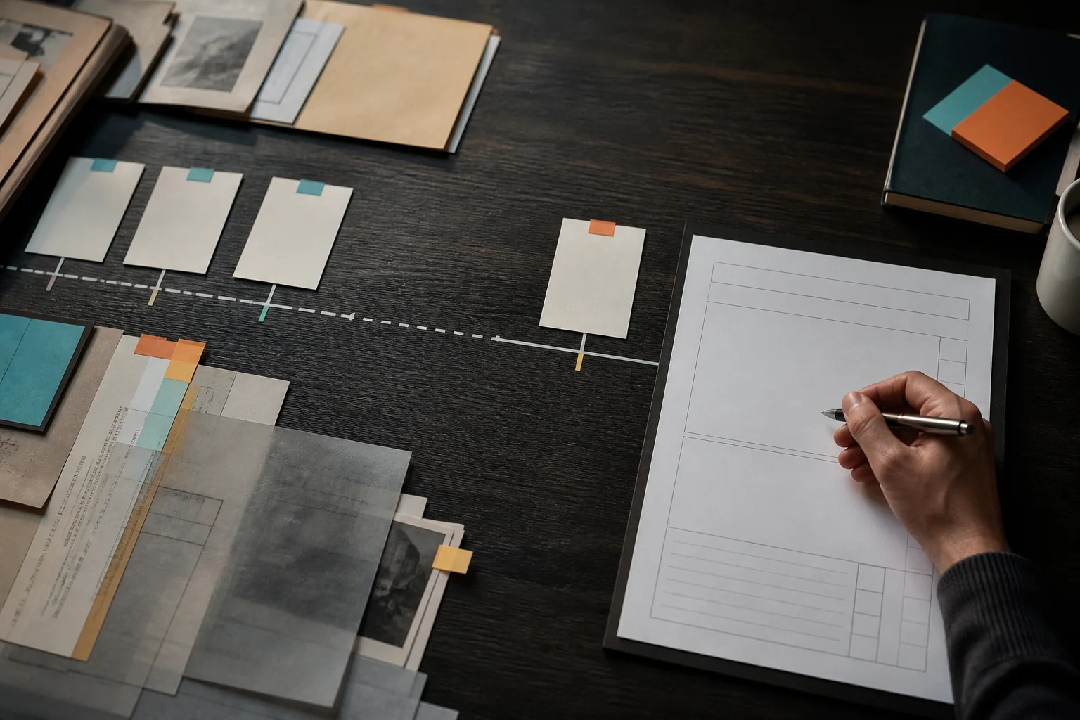 A factual project record kept separate from an unfilled human evaluation.